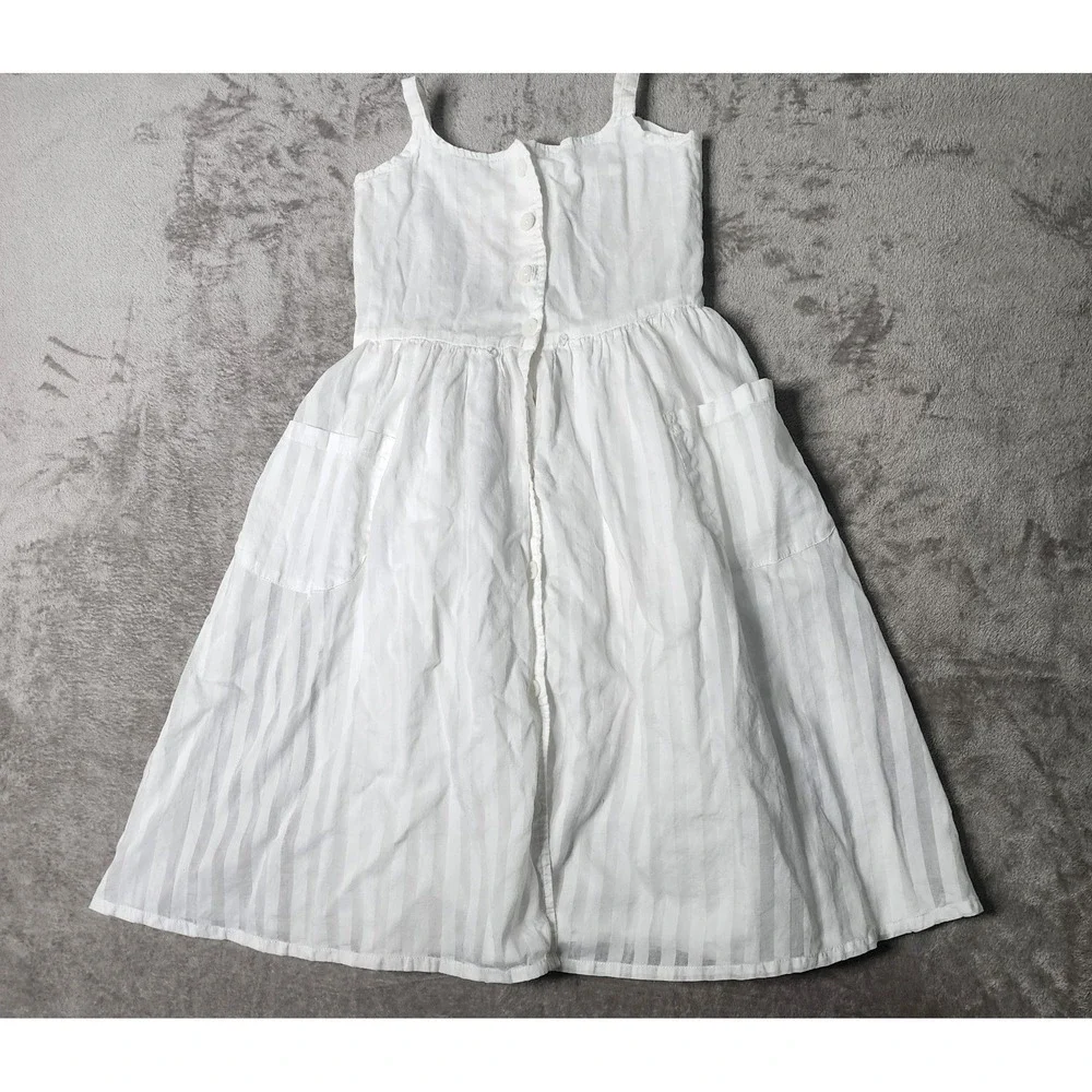Hope & Henry | Dresses | Hope Henry Girls Sz 8 Lined Midi Dress Organic Cotton Button Down